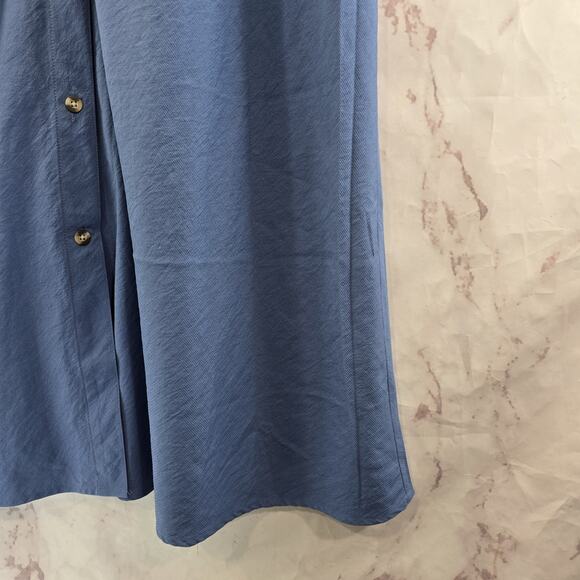 REI Skirt Womens 10 30 Blue Maxi Midi Vintage 90s Nylon Ripstop Morocco Rare HTF - Picture 5 of 16